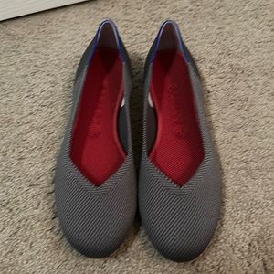 Rothy’s gray flats, size 10.5, EUC.